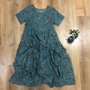 Adorable Tiered Floral Mumu